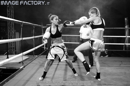 2013-11-16 Vigevano - Born to Fight 4643 Sandy Manfrotto-Luana Lorenzoni - K1